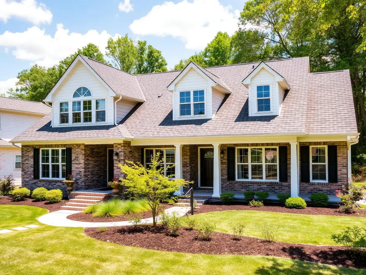 Maryland home with new roof installed by Venncorp